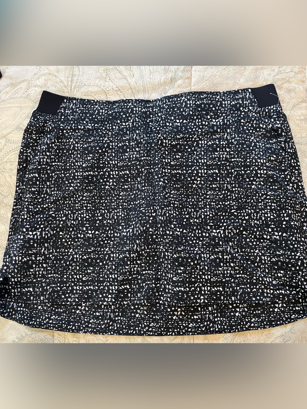 Black & White Patterned skort